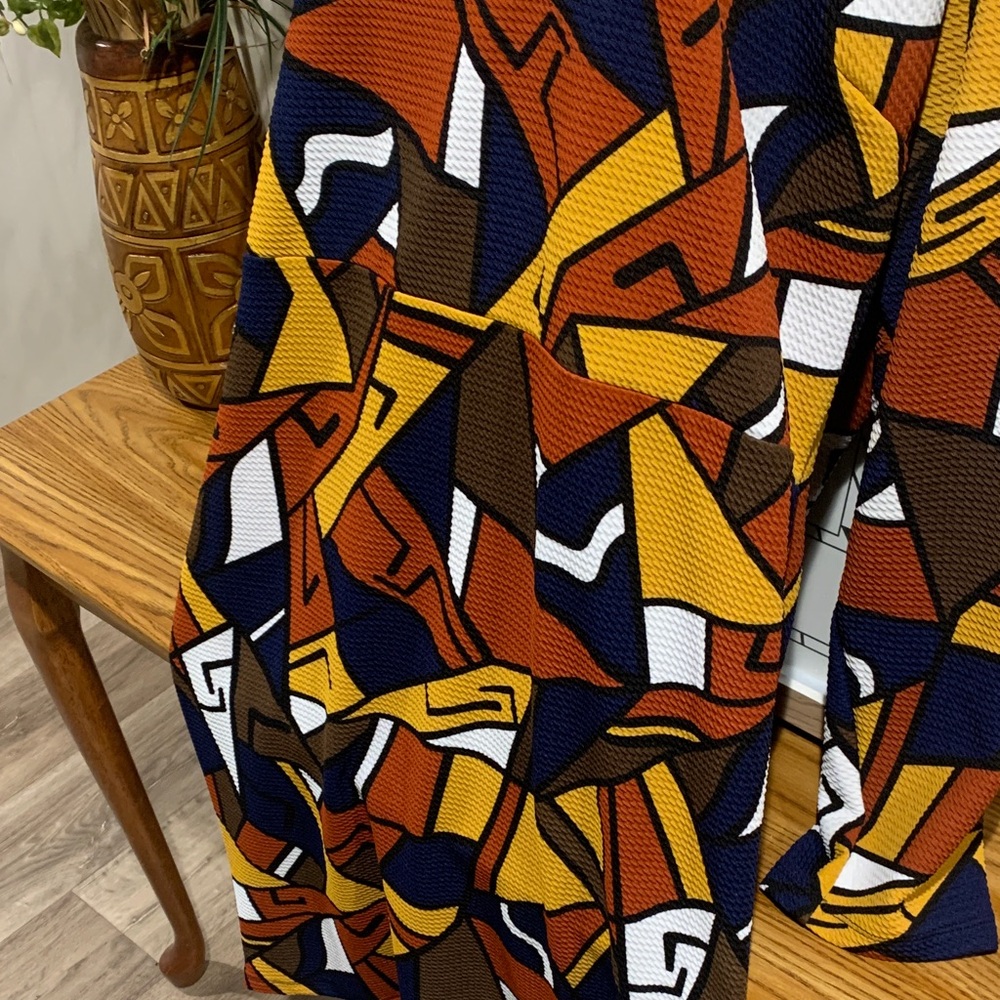 Geometric Patterned Dress - Multicolor - Picture 6 of 14